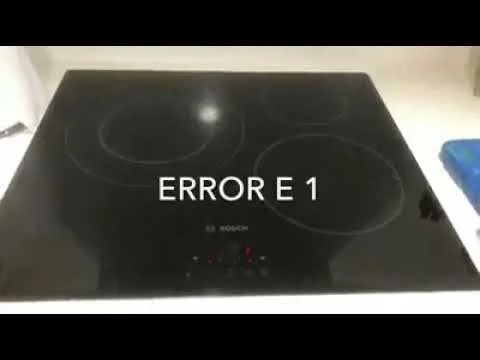 Significado de E1 en cocina de inducción: todo lo que necesitas saber
