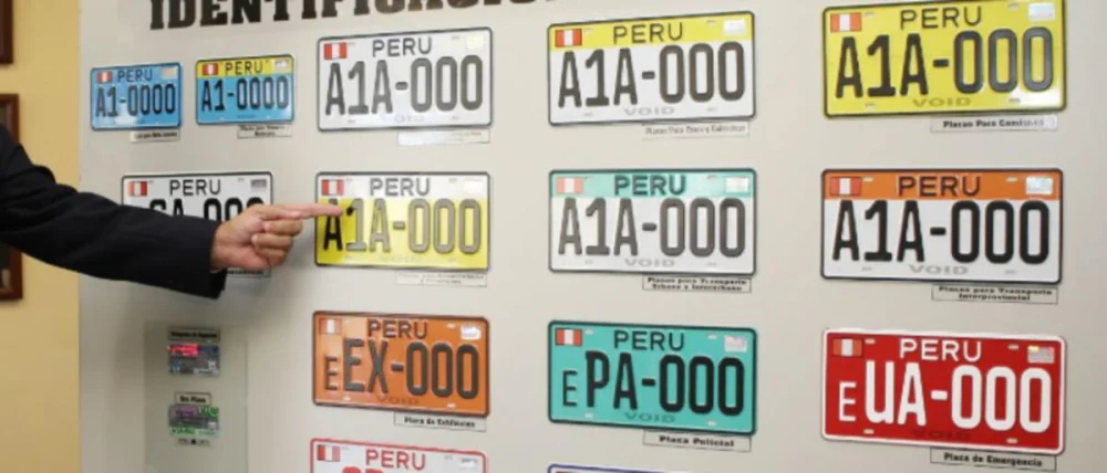 Significado de la placa de color blanco: todo lo que necesitas saber