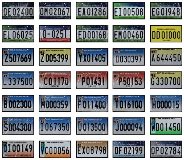 Significado de la placa Z en República Dominicana