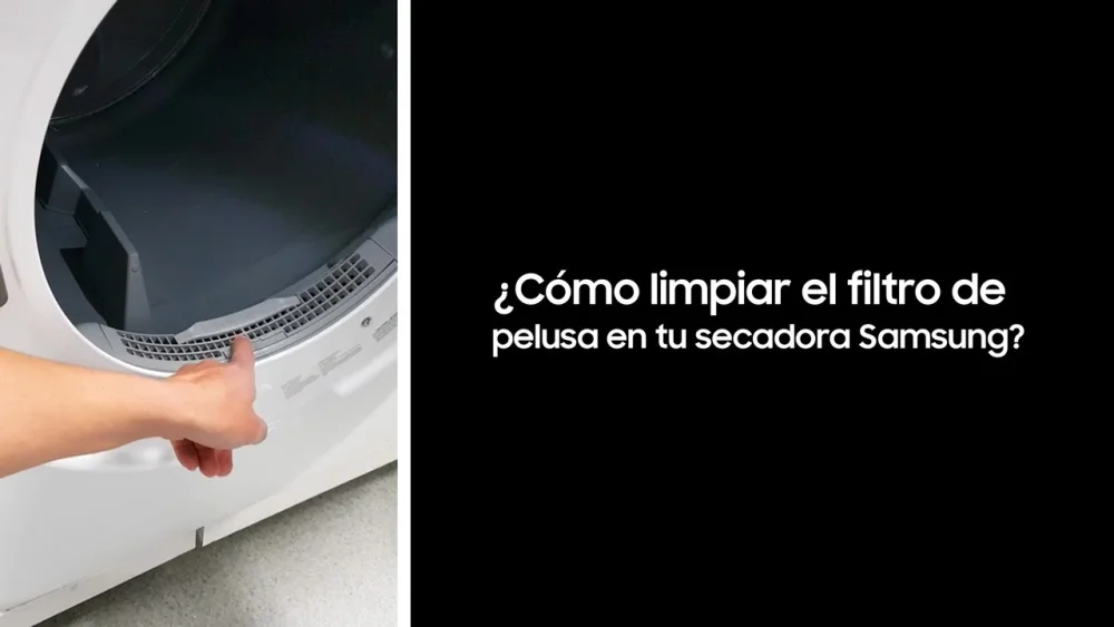 Cómo limpiar el filtro de la secadora Samsung correctamente