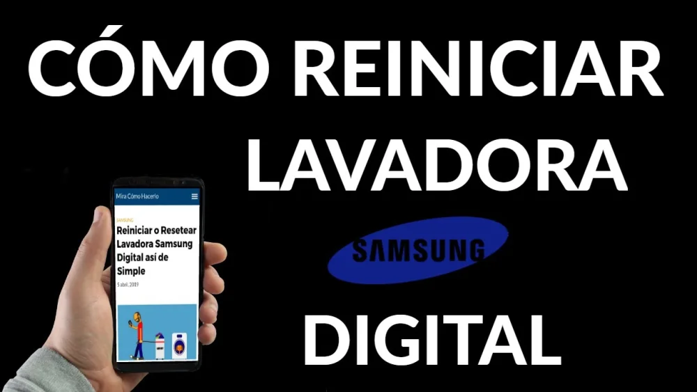 Técnicas para resetear lavadora y secadora Samsung de manera efectiva