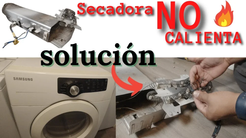 Solución para una secadora que no seca