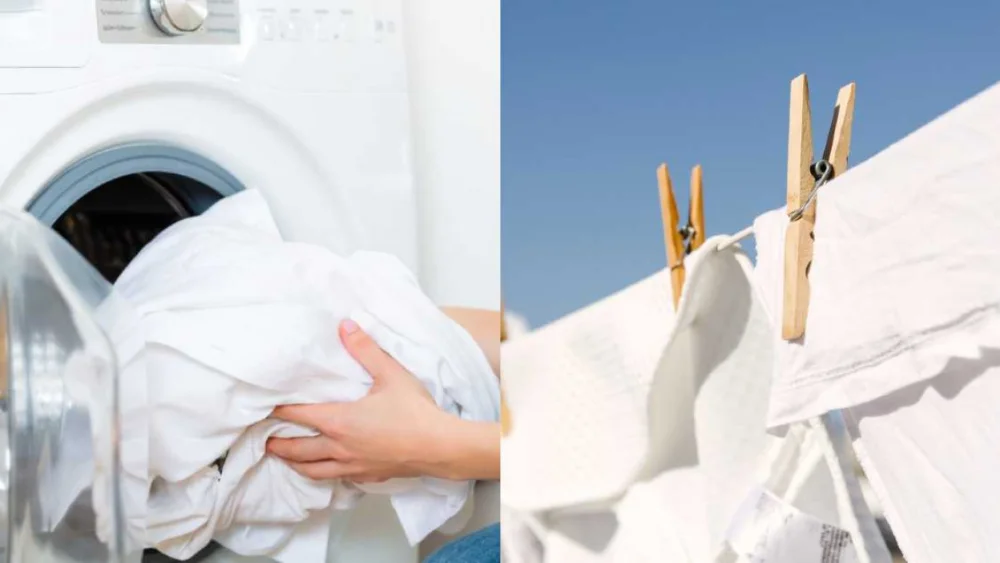 Cómo lavar la ropa blanca y de color juntos en la secadora