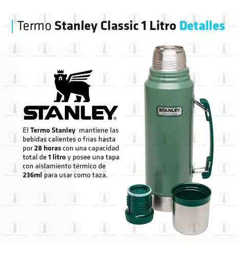 Peso del termo Stanley original: ¿Cuánto pesa?