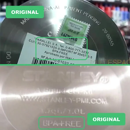 Guía para identificar la autenticidad de un termo Stanley