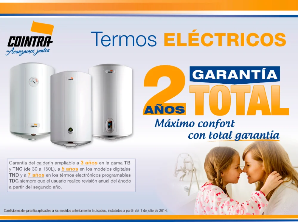 Garantía termo eléctrico: ¿Cuántos años son aplicables?