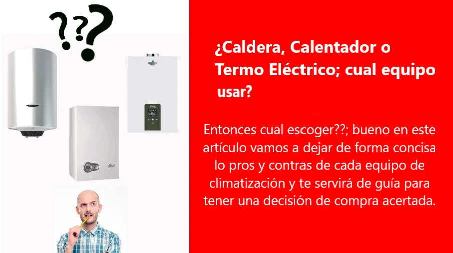 Termo eléctrico vs caldera: ¿Cuál elegir para tu hogar?