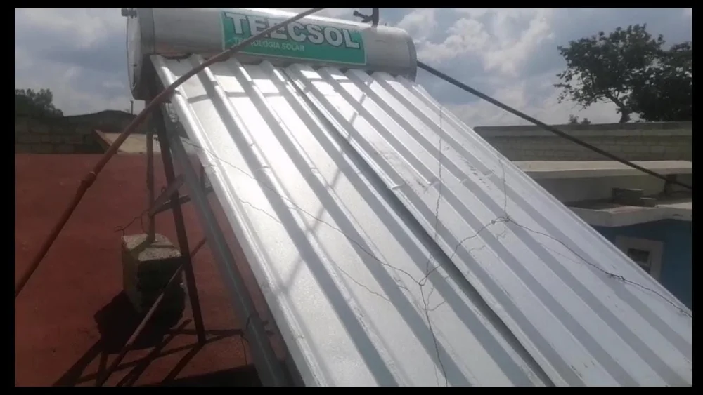 Tiempo máximo sin agua para un calentador solar