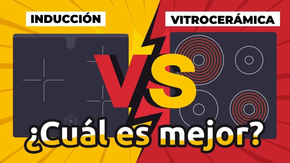 Comparativa de velocidad: vitrocerámica vs. inducción