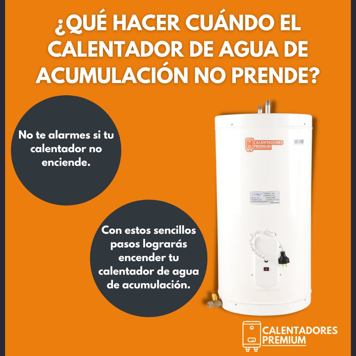 Qué hacer si tu calentador deja de funcionar