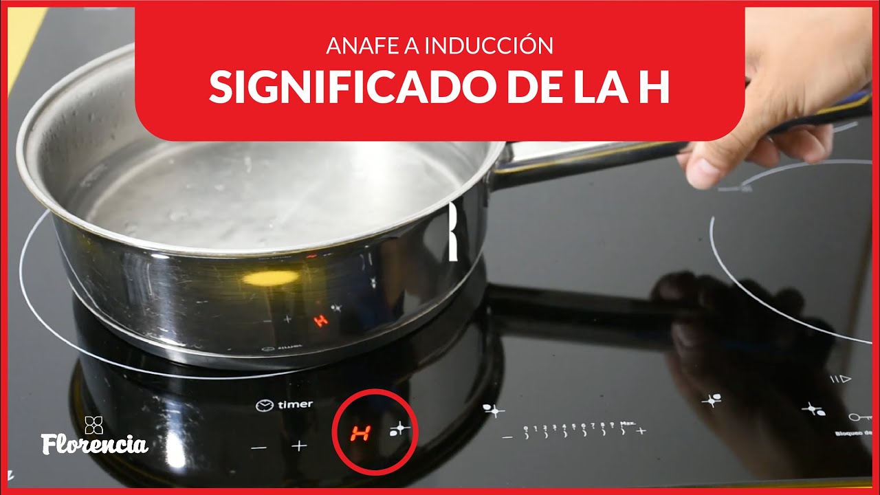 Significado de la H en una placa de inducción