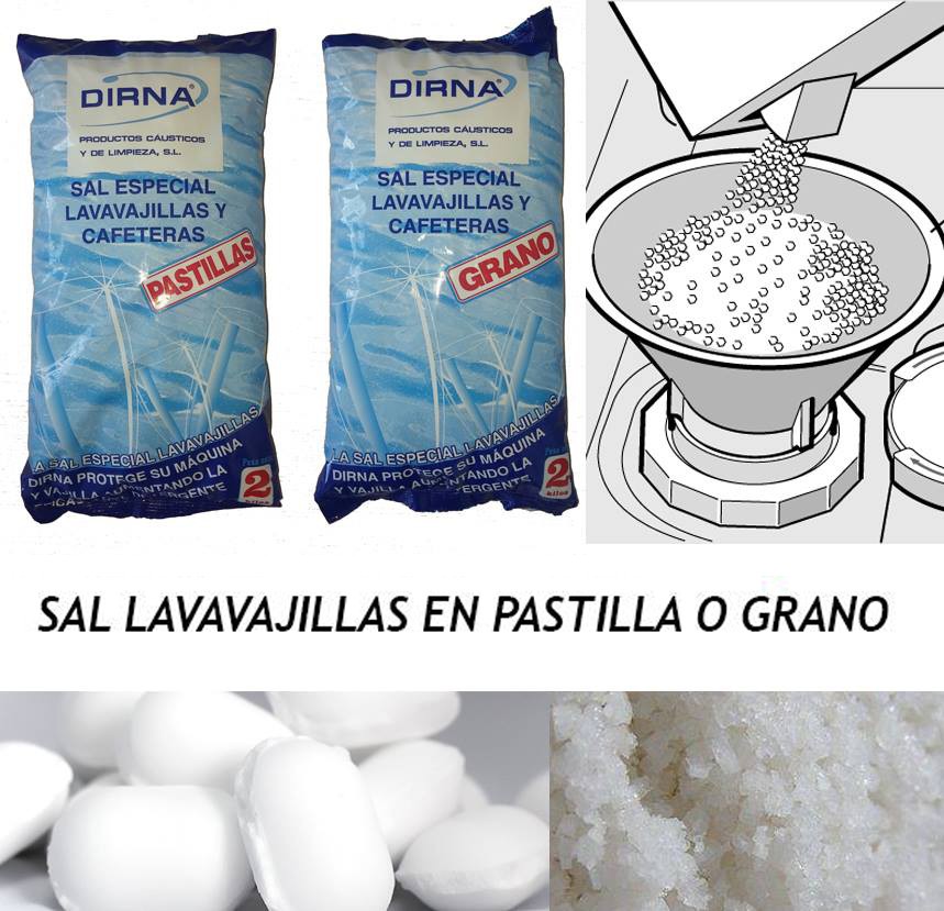Tipos de sal para el lavavajillas: ¿Cuál usar?